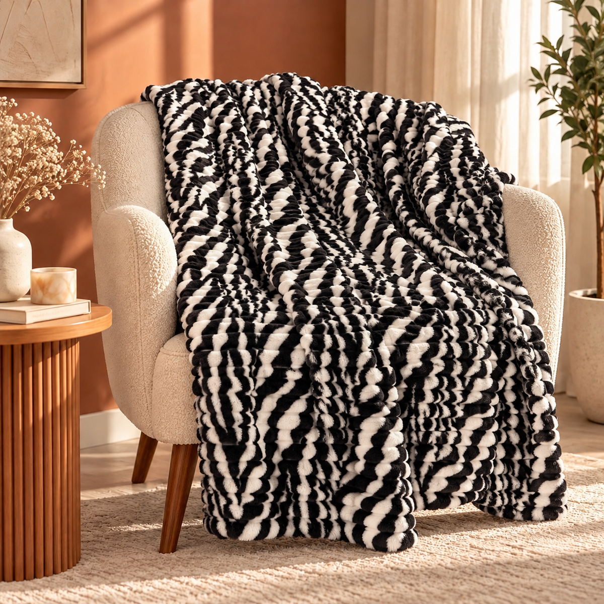 Zebra Stripe 2.0 Bubble Blanket