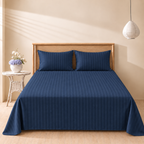 Moon Blue Stripe 3-piece bedsheet set