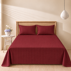 Rose Wood Stripe 3-piece bedsheet set