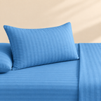 Cloud Blue Stripe 3-piece bedsheet set – detail 2