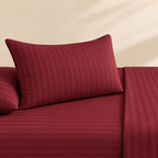 Rose Wood Stripe 3-piece bedsheet set – detail 2