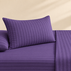 Lavender Dream Stripe 3-piece bedsheet set – detail 2