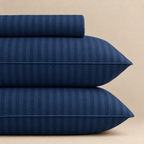 Moon Blue Stripe 3-piece bedsheet set – detail 3