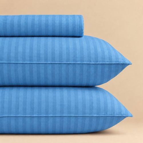 Cloud Blue Stripe 3-piece bedsheet set – detail 3