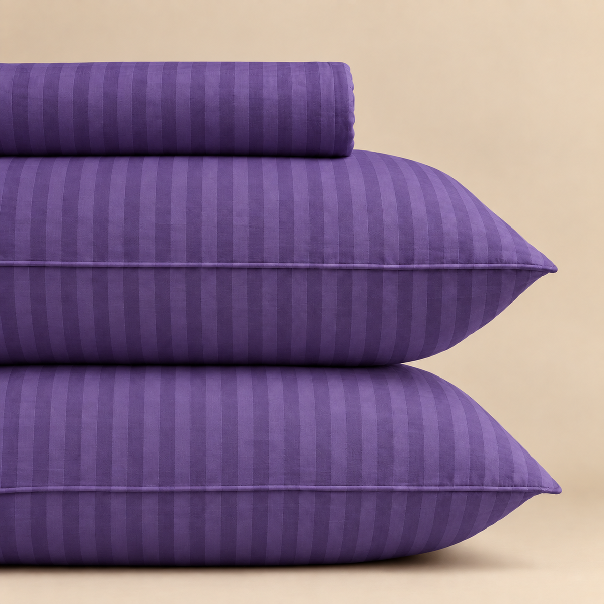 Lavender Dream Stripe 3-piece bedsheet set – detail 3