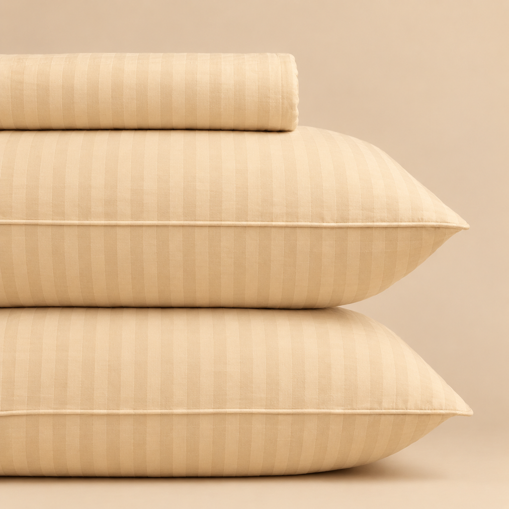 Cream Puff Stripe 3-piece bedsheet set – detail 3