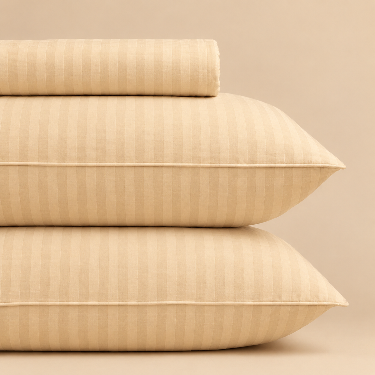 Cream Puff Stripe 3-piece bedsheet set – detail 3