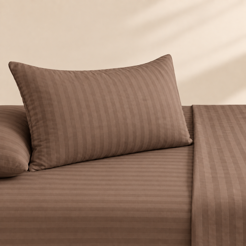 Amber Haze Stripe 3-piece bedsheet set – detail 3