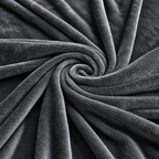 Ash Grey Plain Blanket 3