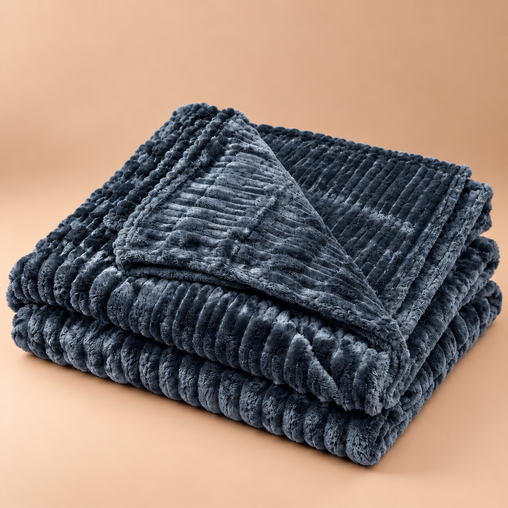 Bluish Grey Bubble Blanket 2
