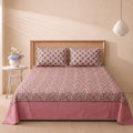 Pink Blossom 3 Pc Bed Sheet Set by MeruHome