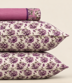 Pink Blossom 3 Pc Bed Sheet Set by MeruHome – gallery view 2