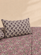 Pink Blossom 3 Pc Bed Sheet Set by MeruHome – gallery view 3