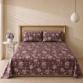Classic Floral 3 Pc Bed Sheet Set by MeruHome