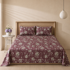 Classic Floral 3 Pc Bed Sheet Set by MeruHome