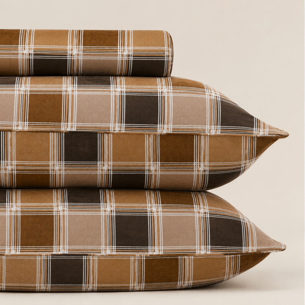 Monochrome Blocks 3 Pc Bed Sheet Set by MeruHome – gallery view 2