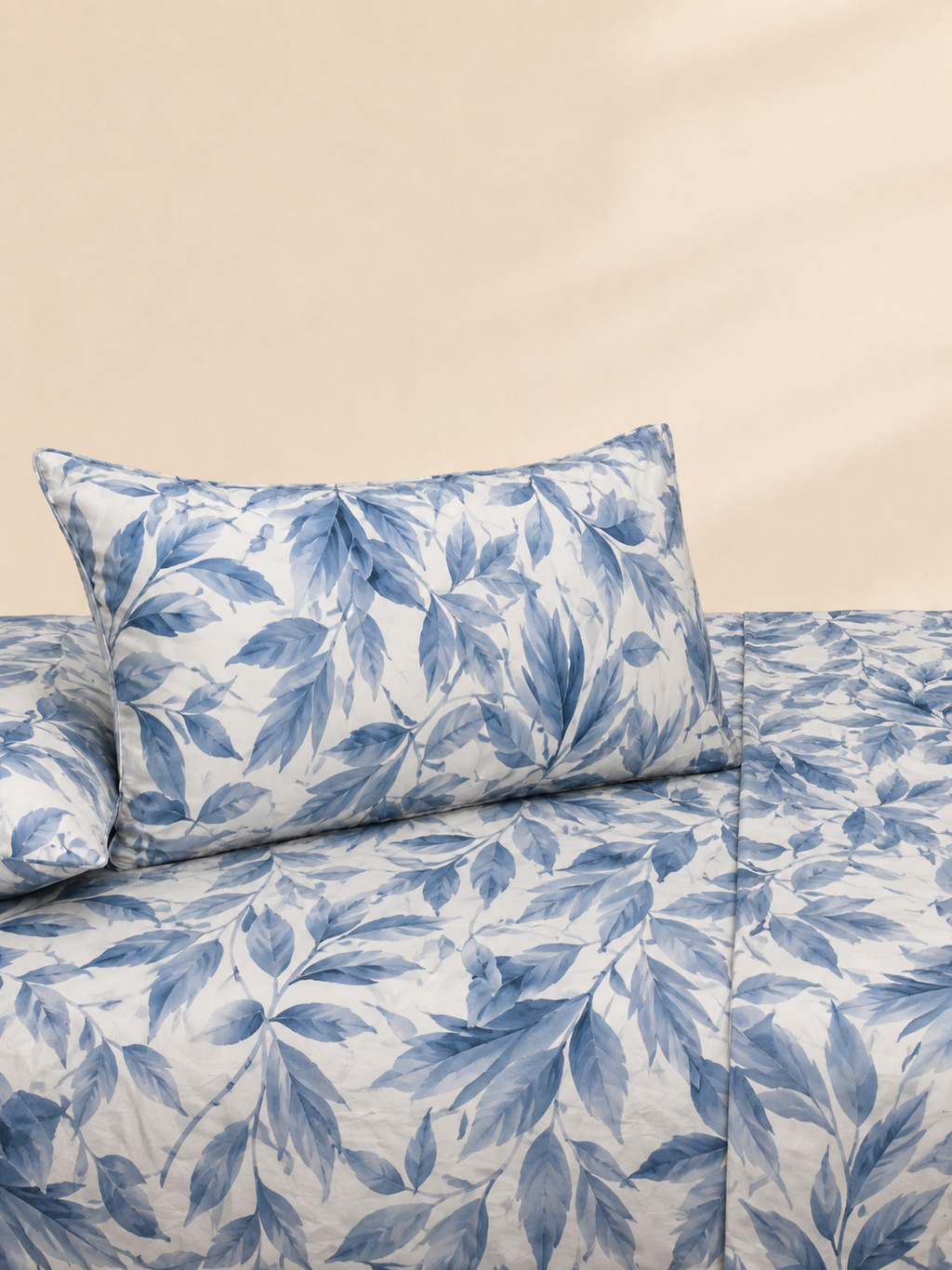 Leafy Charm 3 Pc Bed Sheet Set by MeruHome – gallery view 3