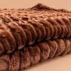 Cocoa Brown Bubble Blanket 3