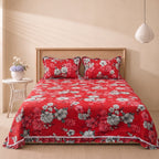 Serene Chantilly 3 Pc Frilled Bedspread Set by MeruHome