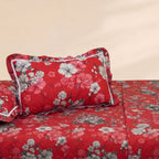 Serene Chantilly 3 Pc Frilled Bedspread Set by MeruHome – gallery view 3