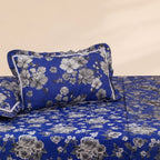 Serene Rosette 3 Pc Frilled Bedspread Set by MeruHome – gallery view 3