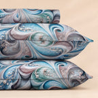 Mirage Aqua 3 Pc Bed Sheet Set by MeruHome – gallery view 3