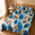 Mirage Feather 3 Pc Bed Sheet Set by MeruHome