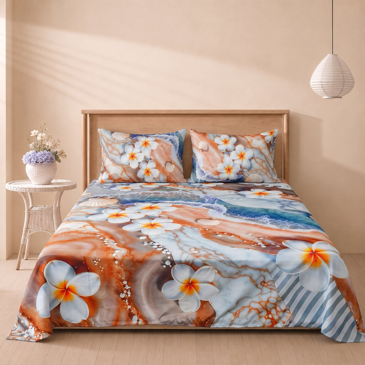 Mirage Marina 3 Pc Bed Sheet Set by MeruHome – gallery view 2