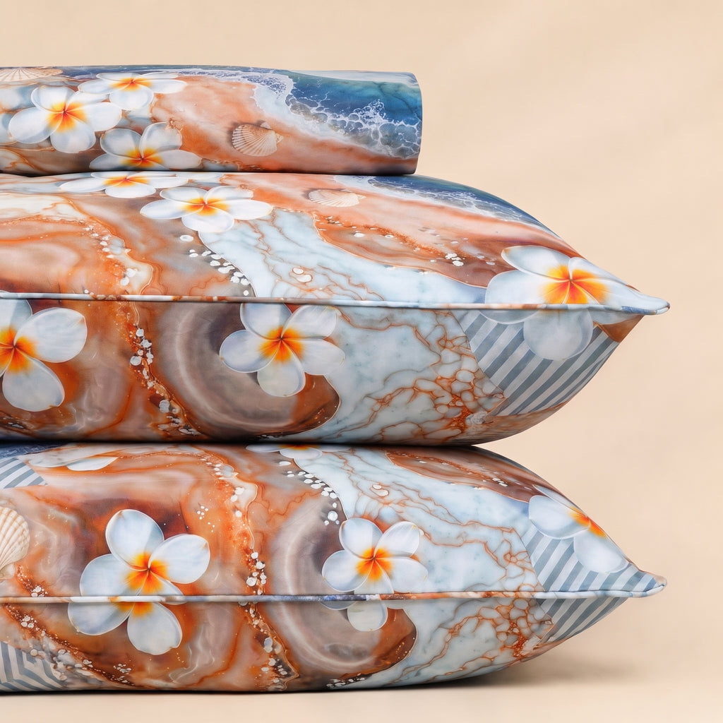 Mirage Marina 3 Pc Bed Sheet Set by MeruHome – gallery view 3