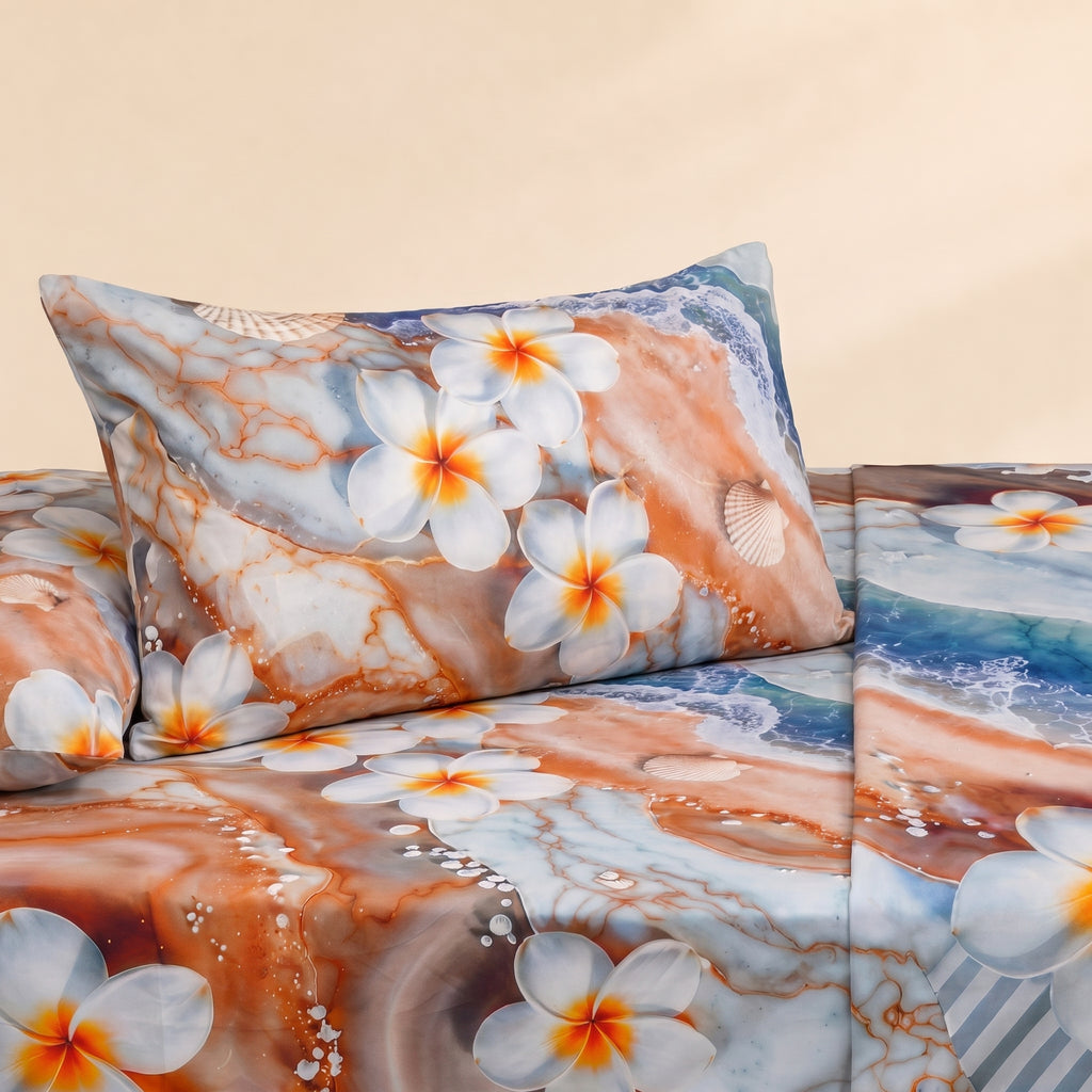 Mirage Marina 3 Pc Bed Sheet Set by MeruHome – gallery view 4