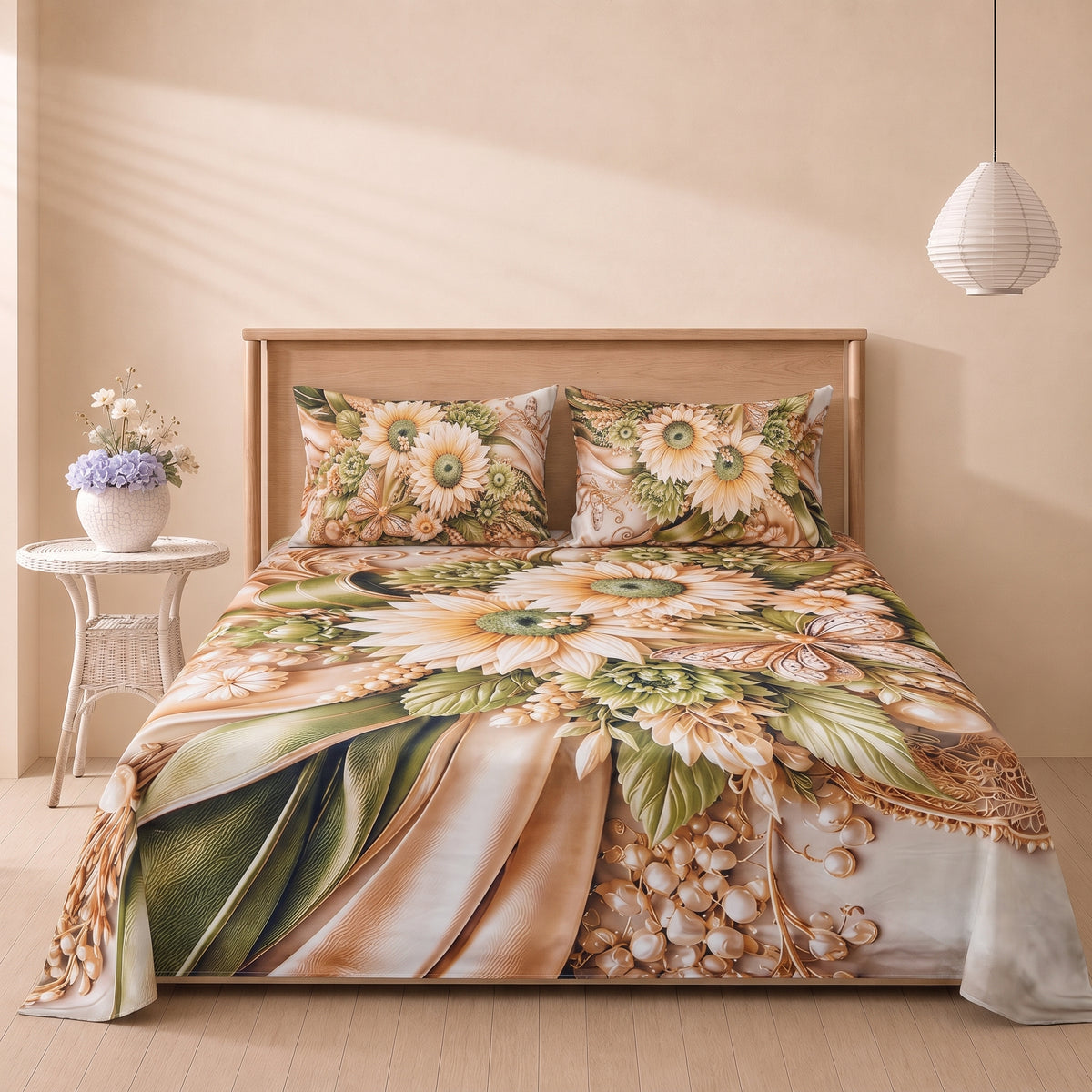 Mirage Jungle 3 Pc Bed Sheet Set by MeruHome – gallery view 2