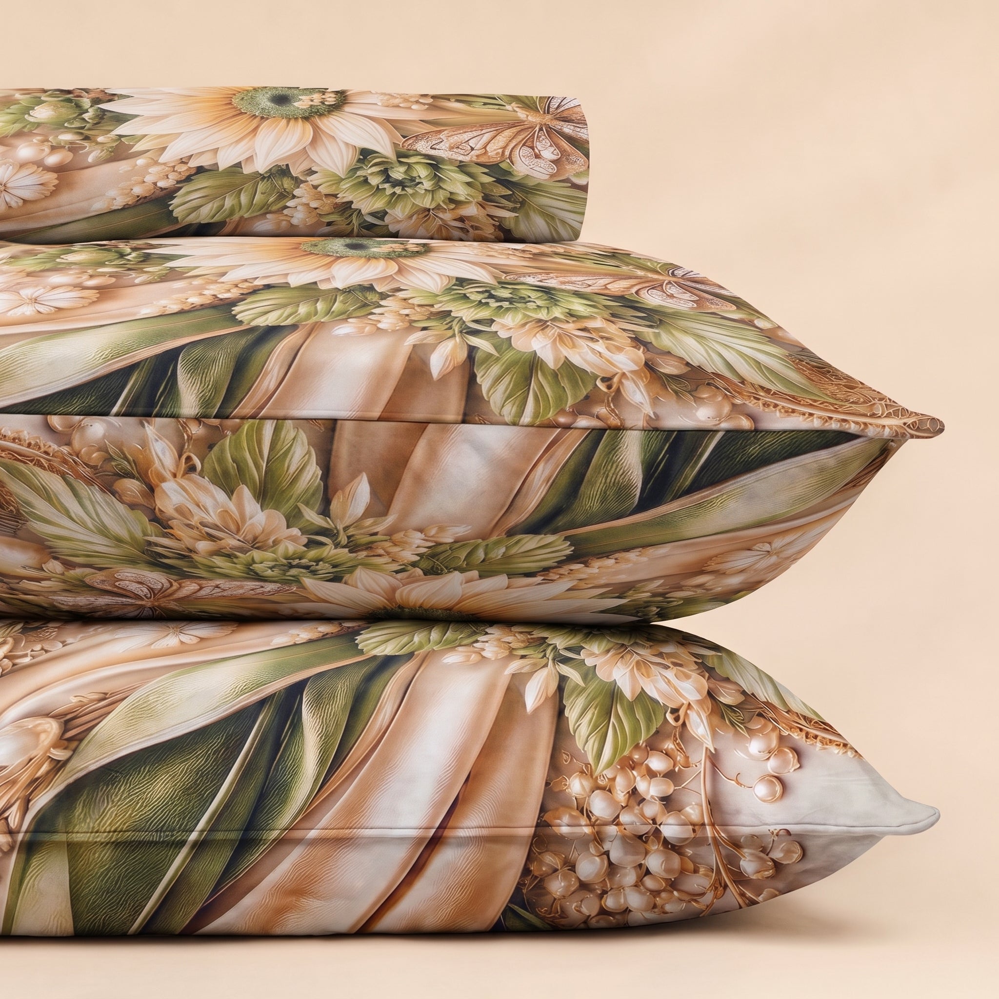 Mirage Jungle 3 Pc Bed Sheet Set by MeruHome – gallery view 3