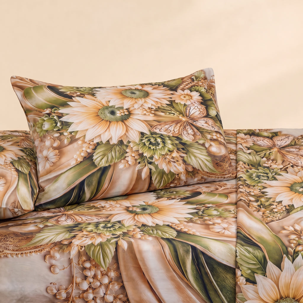 Mirage Jungle 3 Pc Bed Sheet Set by MeruHome – gallery view 4