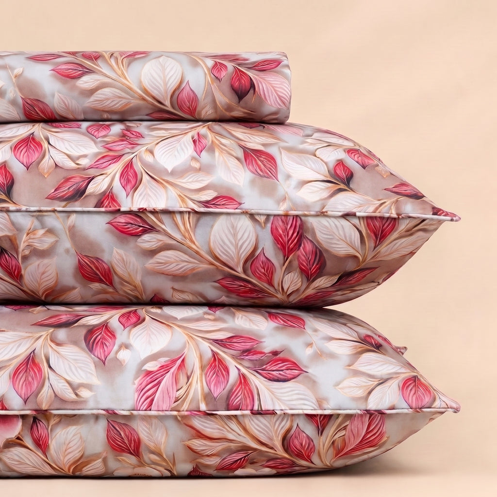 Mirage White Prossie 3 Pc Bed Sheet Set by MeruHome – gallery view 3