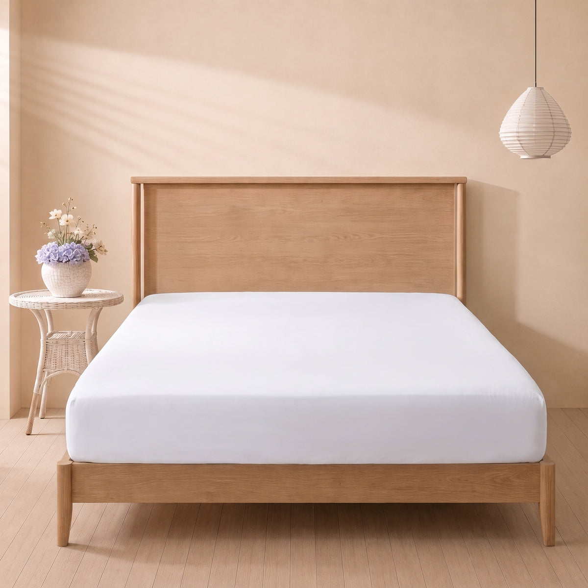 Round Frill Gusset Mattress Protector 6 by MeruHome