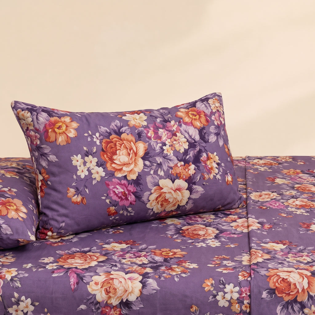 Serene Camille 7 Pc Quilted Comforter Set by MeruHome – gallery view 2