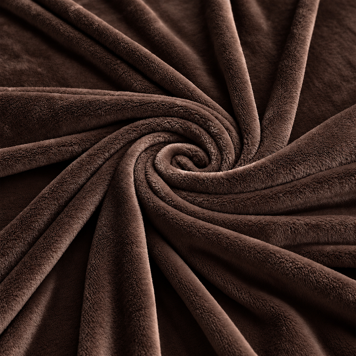 Truffle Brown Plain Blanket 3