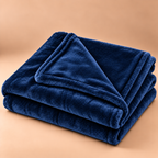 Twilight Blue Plain Blanket 2