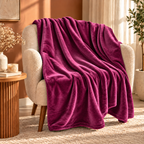 Wild Berry Plain Blanket 1