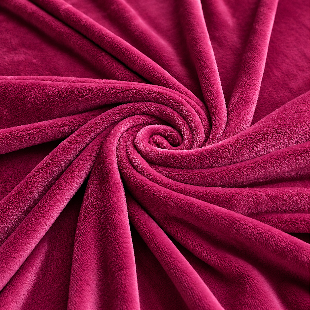 Wild Berry Plain Blanket 3