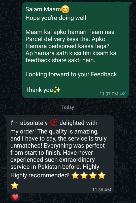 Customer message screenshot 1