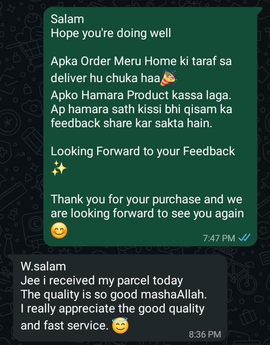 Customer message screenshot 4