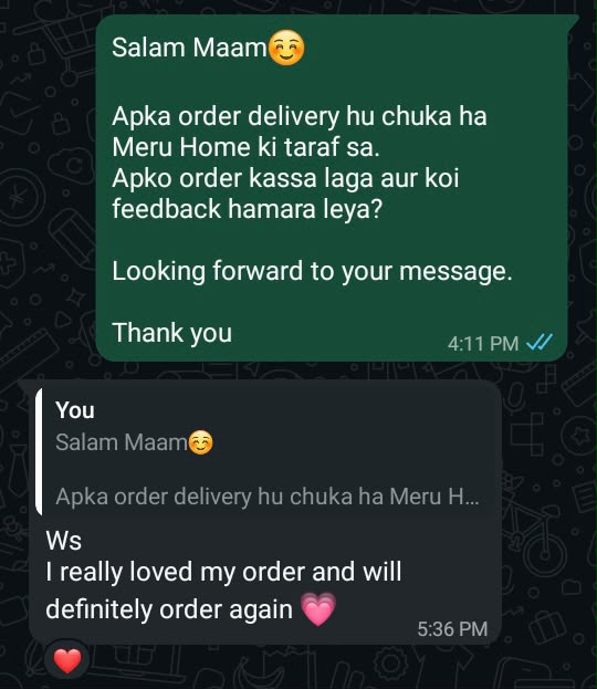 Customer message screenshot 5