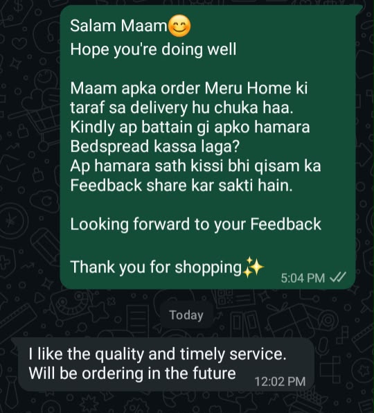 Customer message screenshot 7