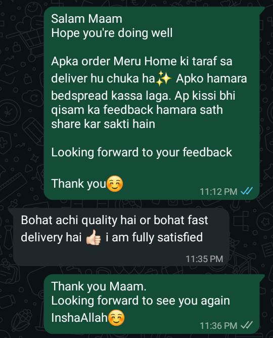Customer message screenshot 8